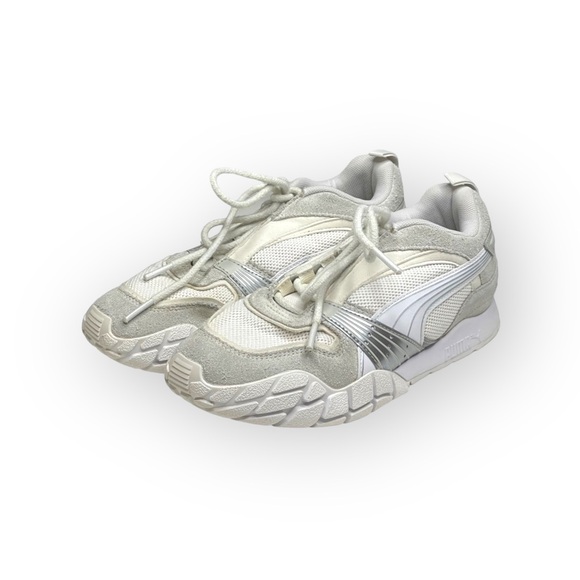 Puma ✵ Kyron Wild Beasts Running Shoes Sneakers ✵ White Glacier Grey ✵ 6.5M ✵ - Picture 7 of 16
